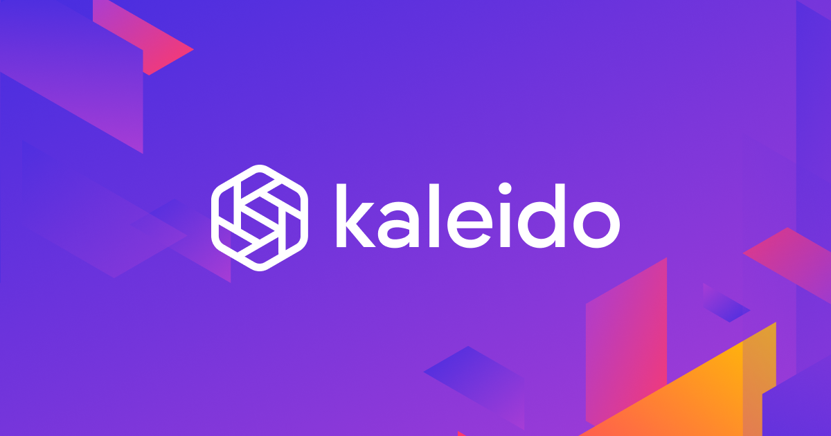 Kaleido blockchain platform visual